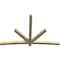 Ekena Millwork Alberta Rough Sawn Timber Gable Bracket, Douglas Fir, 96"W x 64"H x 4"D x 4"F, 16/12 Pitch GBW096X64X0404ALB00RDF - alternate 3